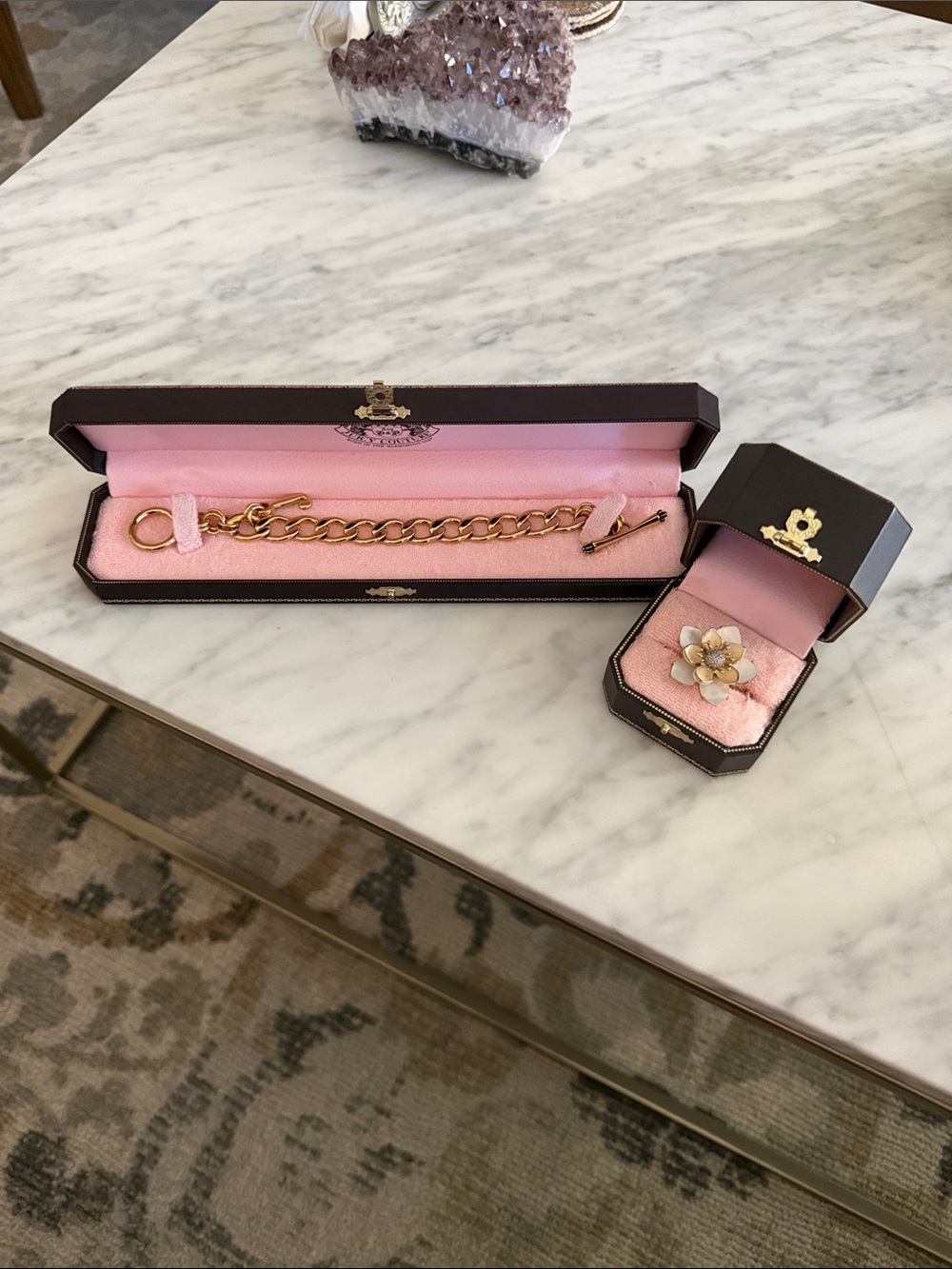 Juicy couture ring and bracelet